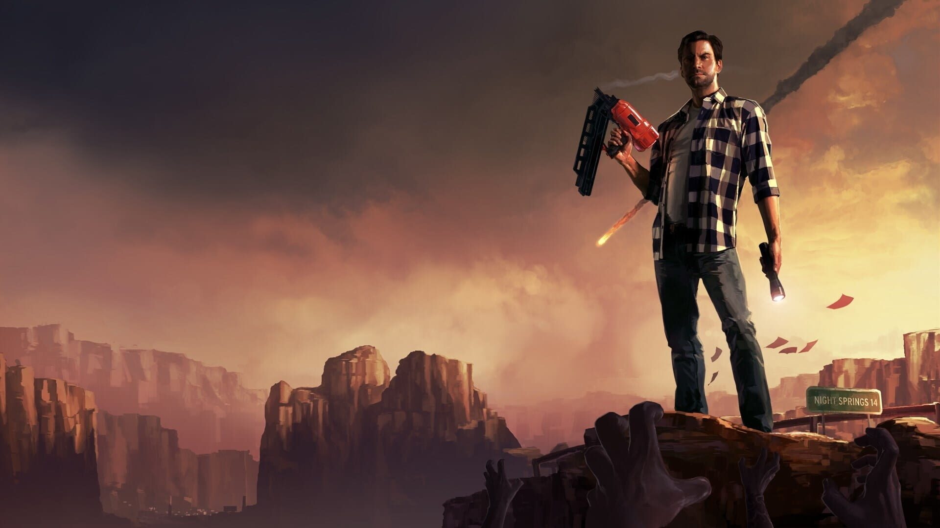 Artwork of Alan Wake's American Nightmare