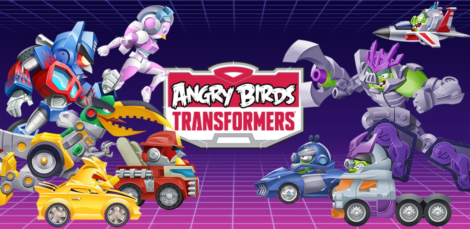 Artwork of Angry Birds Transformers