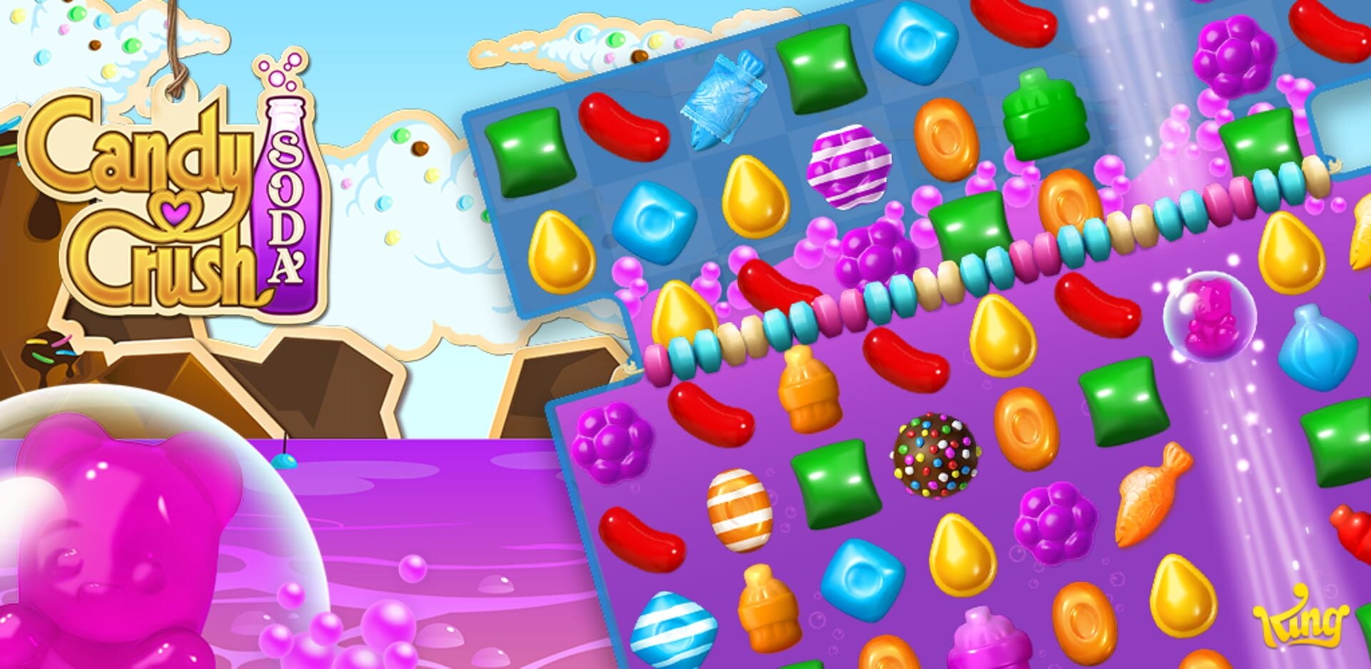 Artwork of Candy Crush Soda Saga