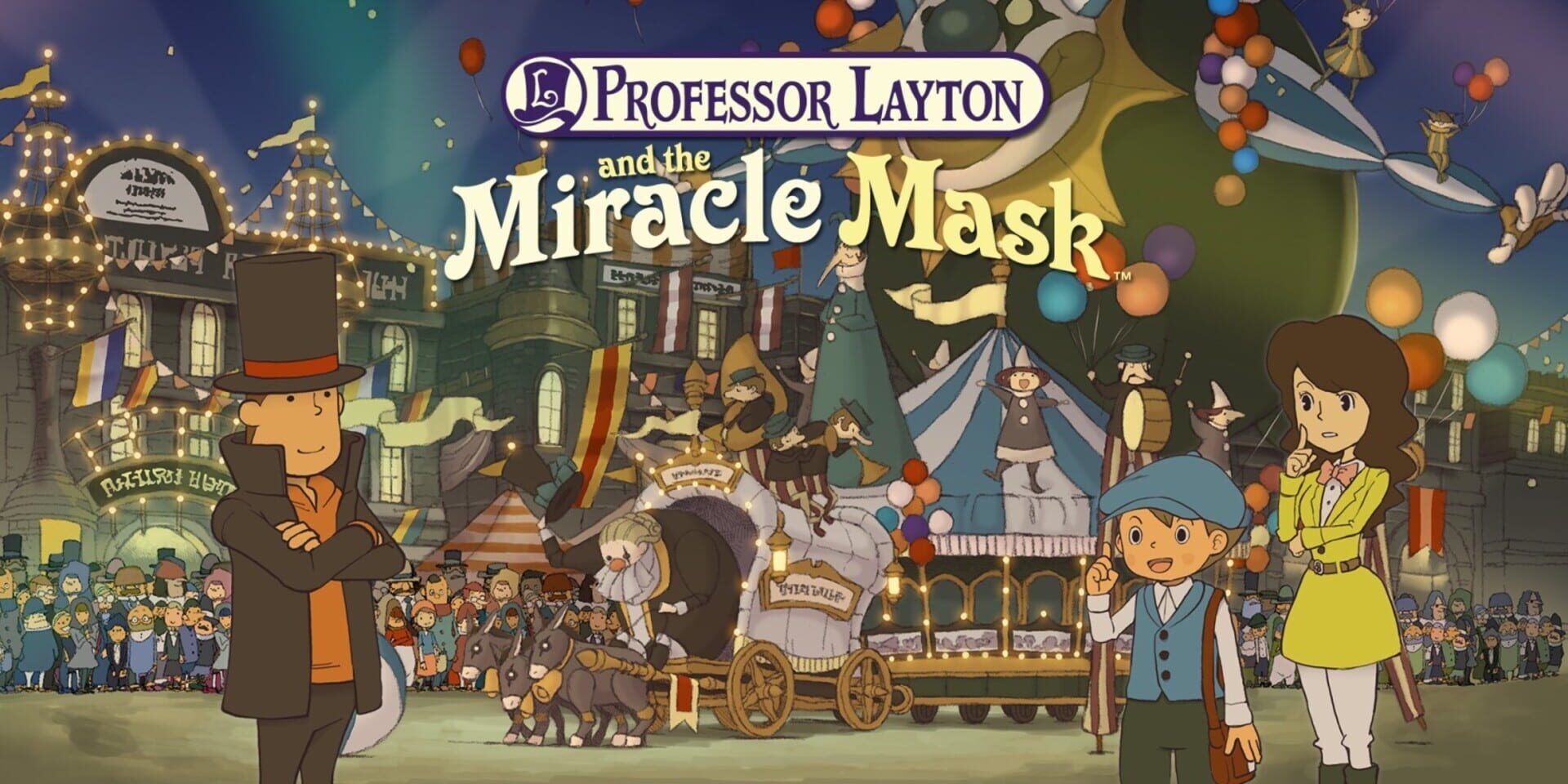 Artwork of Professor Layton and the Miracle Mask