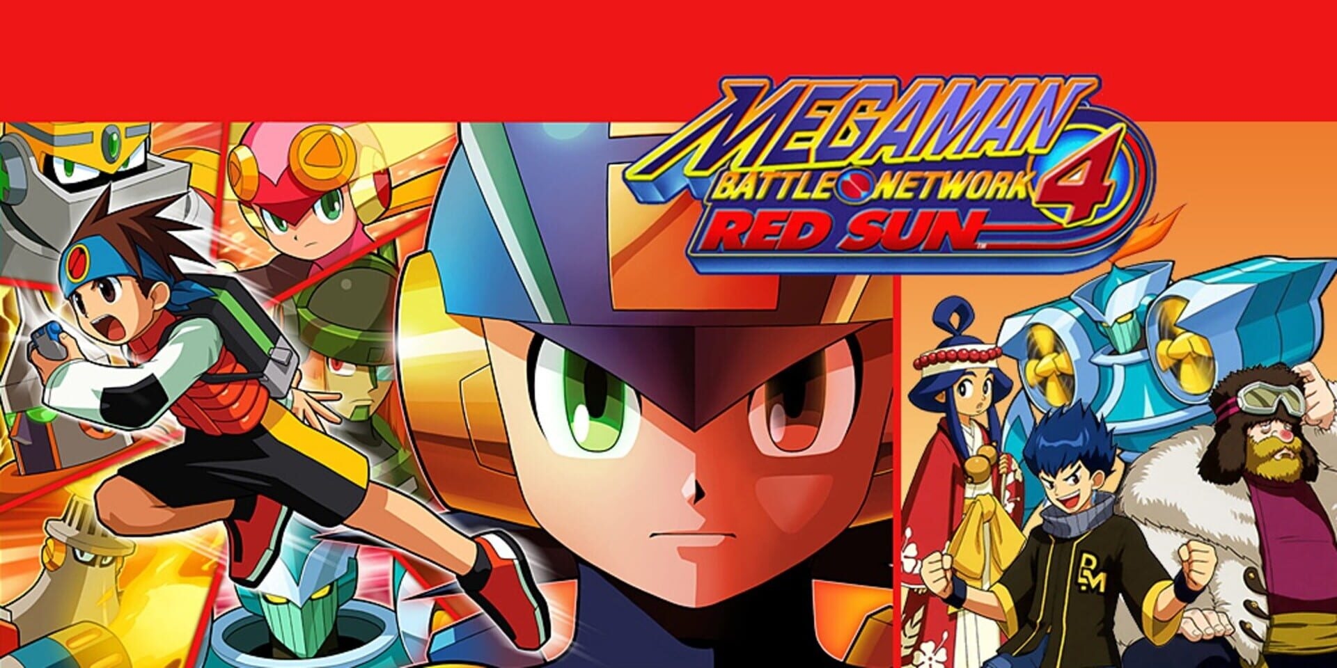 Artwork of Mega Man Battle Network 4: Red Sun