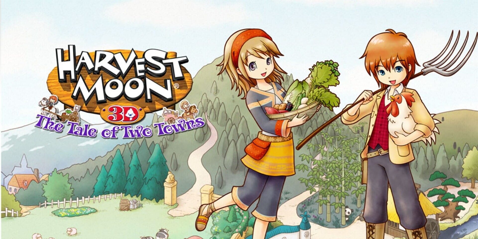 Artwork of Harvest Moon: The Tale of Two Towns