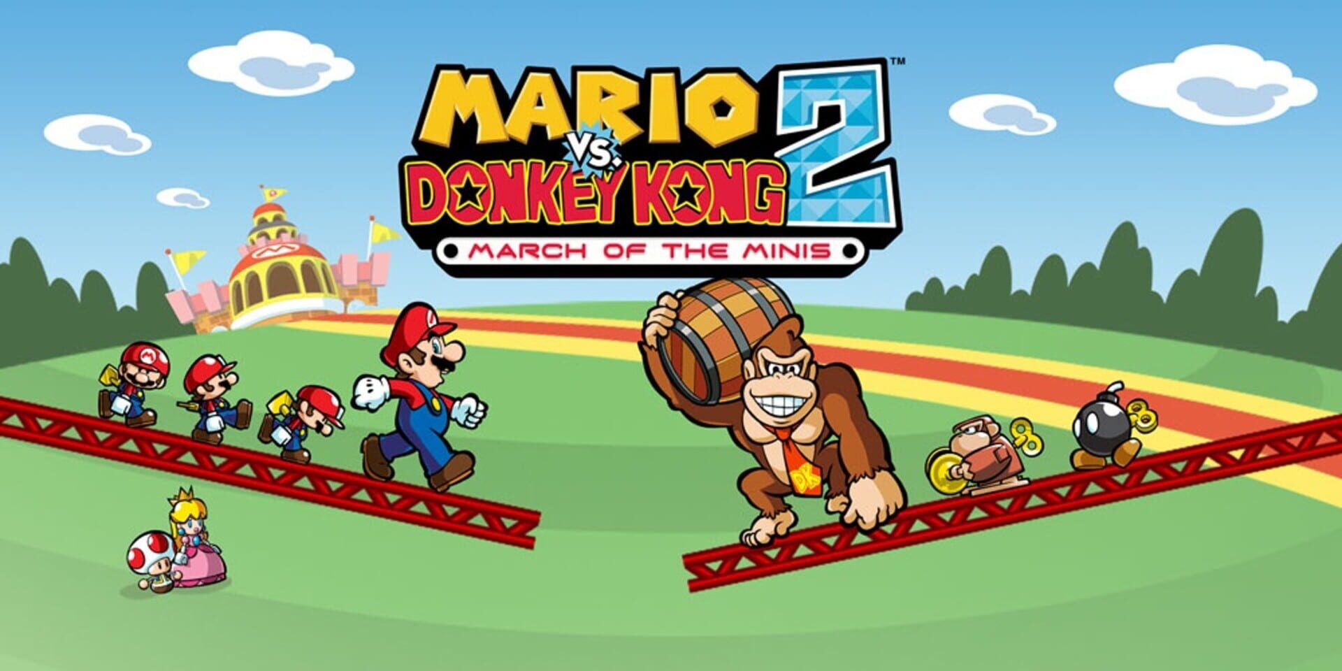 Artwork of Mario vs. Donkey Kong 2: March of the Minis