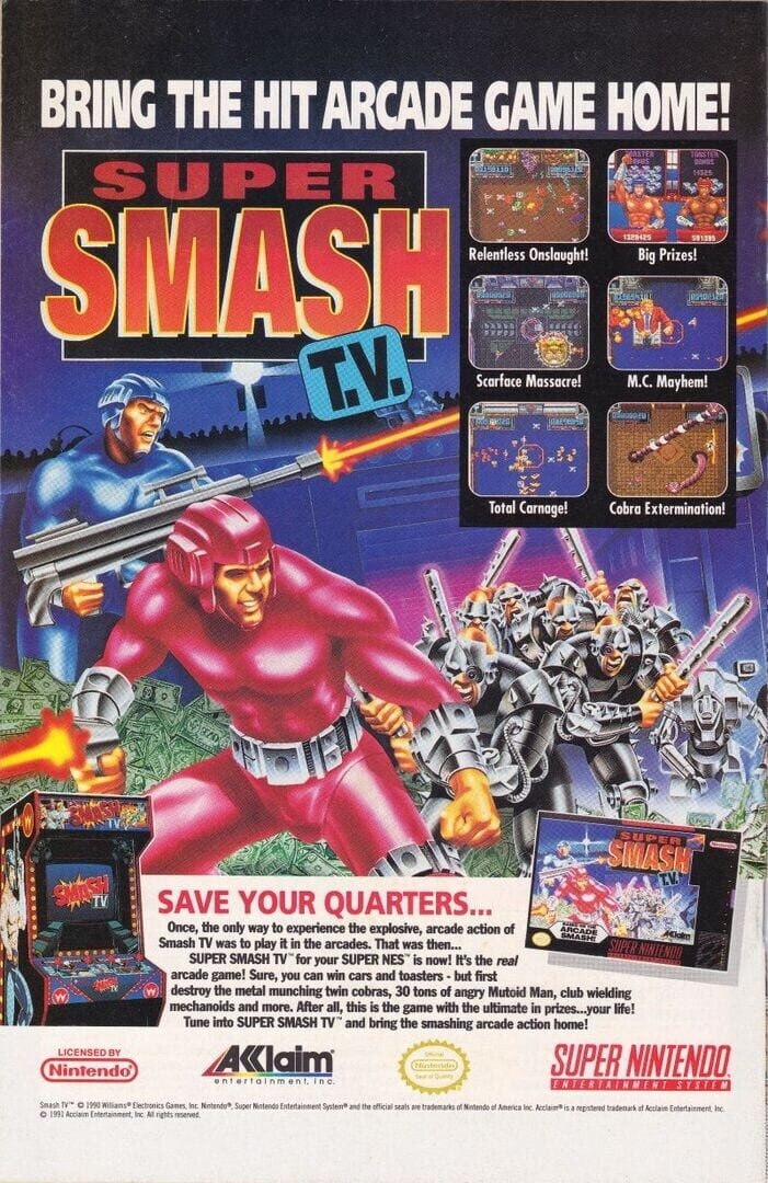 Artwork of Super Smash T.V.