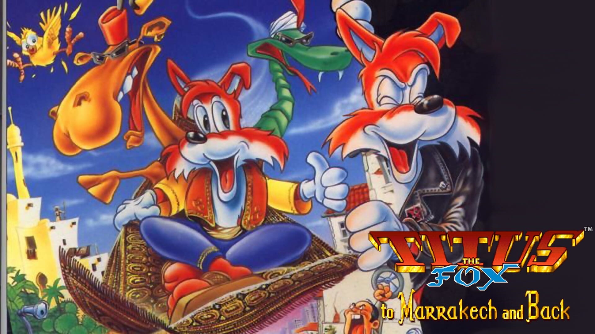 Artwork of Titus the Fox: To Marrakech and Back