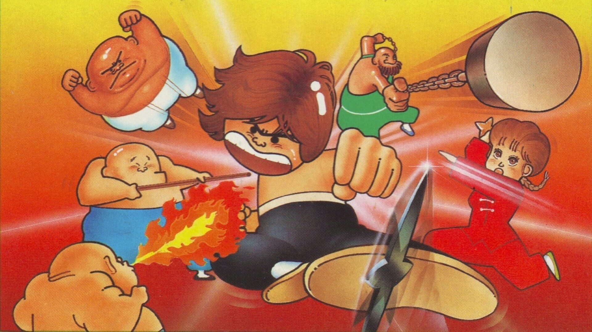 Artwork of Yie Ar Kung-Fu