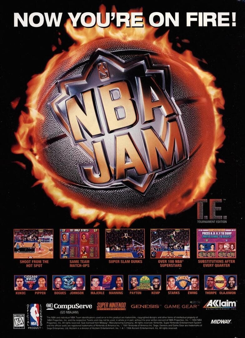 Artwork of NBA Jam Tournament Edition
