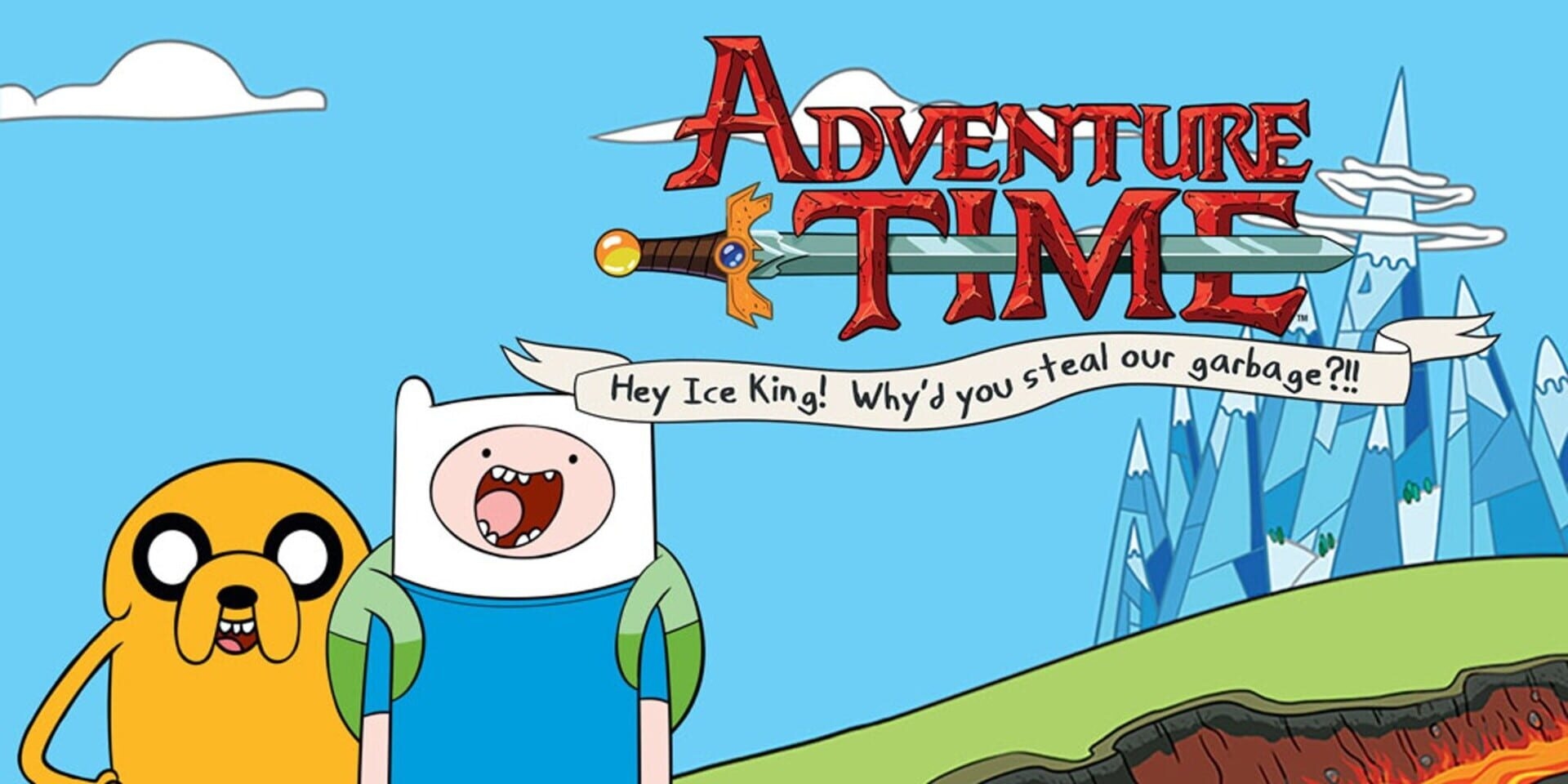 Artwork of Adventure Time: Hey Ice King! Why'd You Steal Our Garbage?!