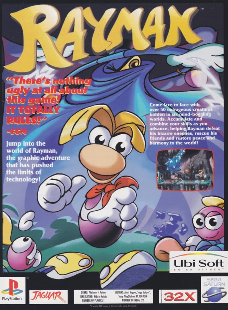 Artwork of Rayman
