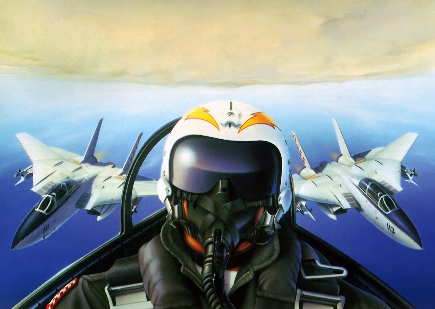 Artwork of U.N. Squadron