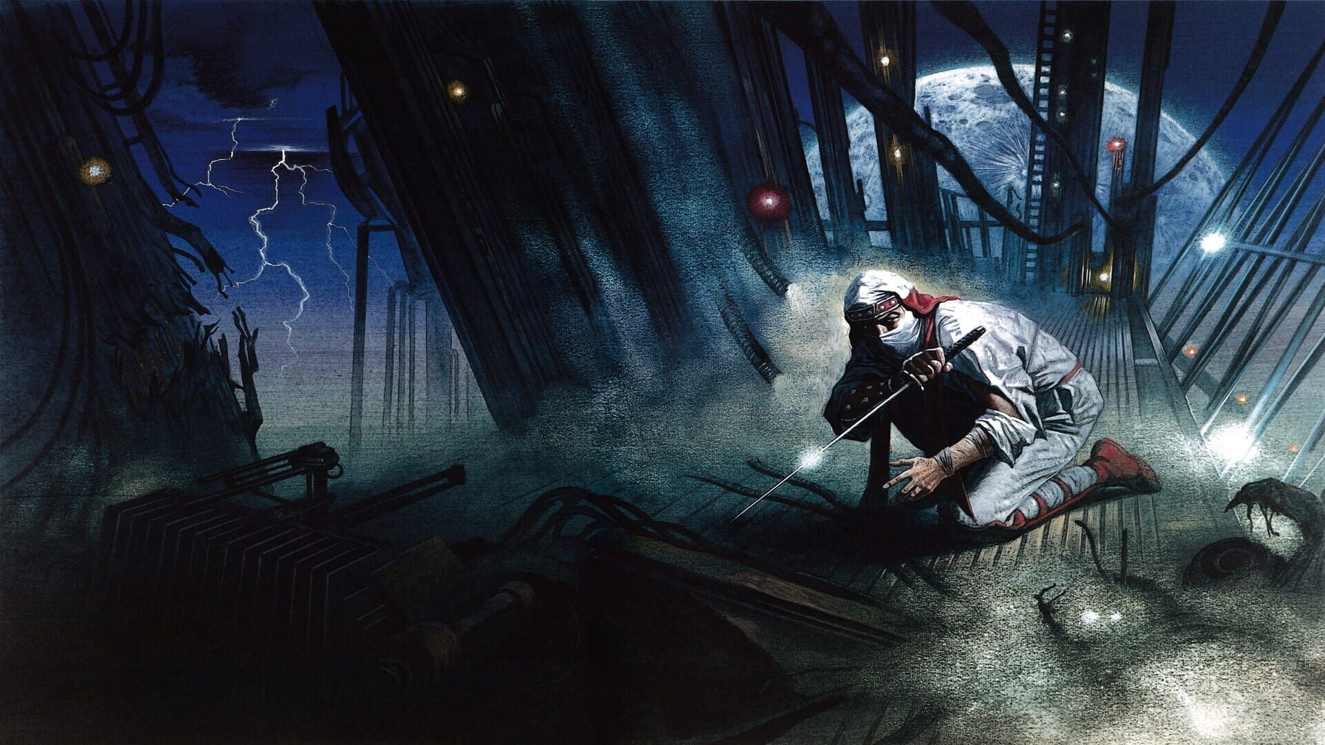 Artwork of Shinobi III: Return of the Ninja Master