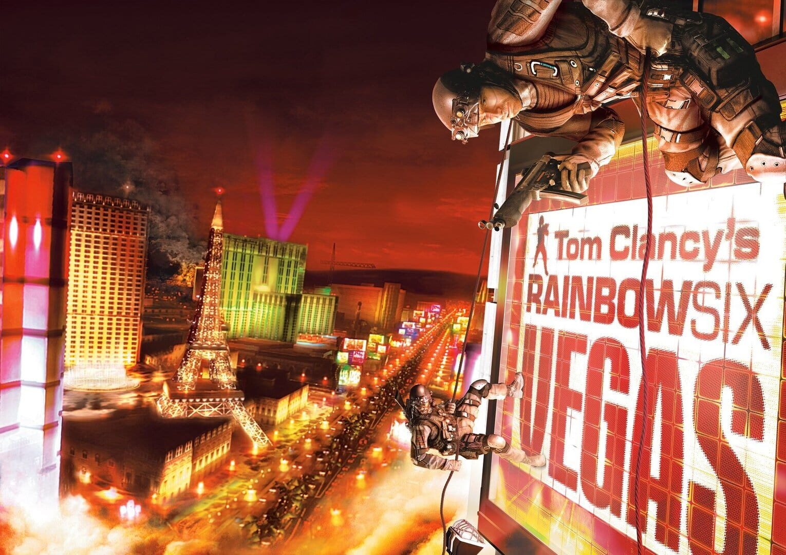 Artwork of Tom Clancy's Rainbow Six: Vegas