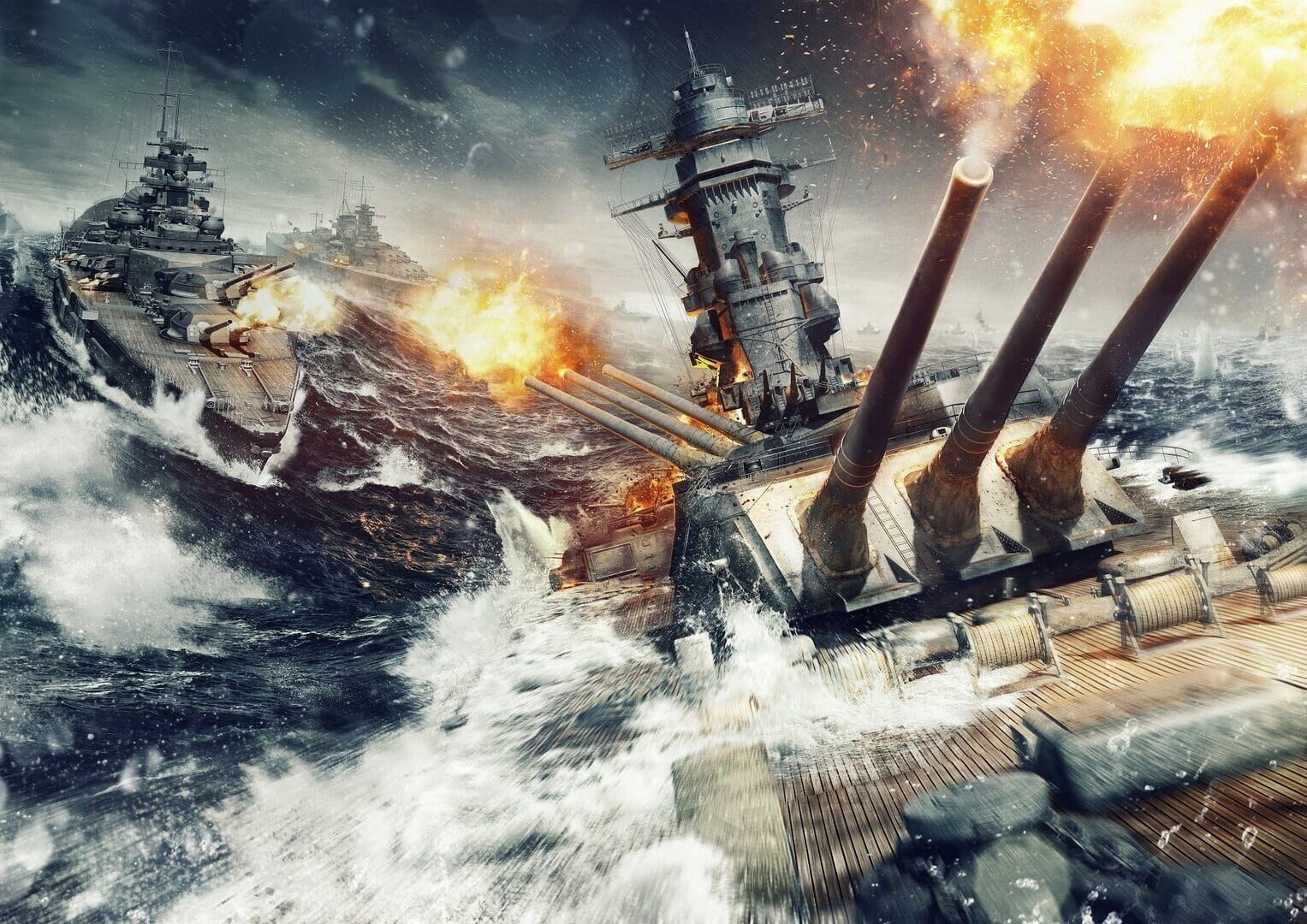 Artwork of World of Warships