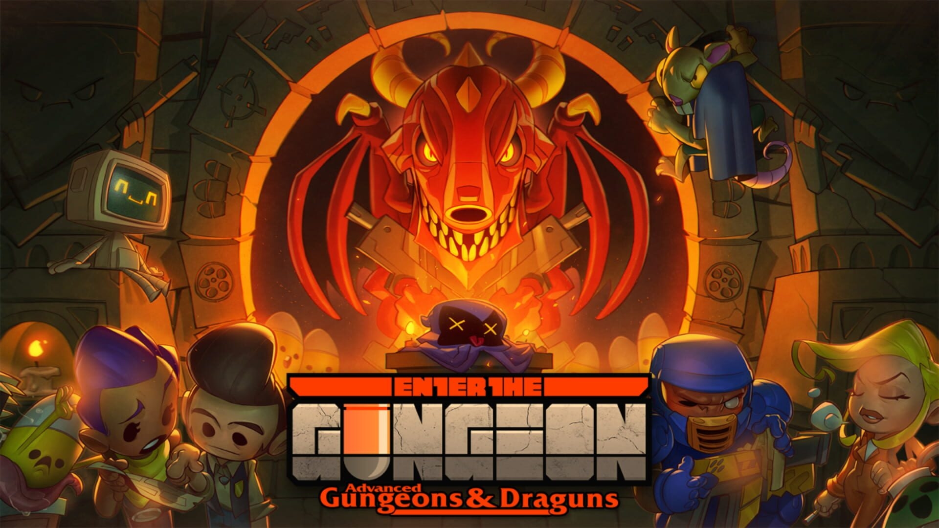 Artwork of Enter the Gungeon