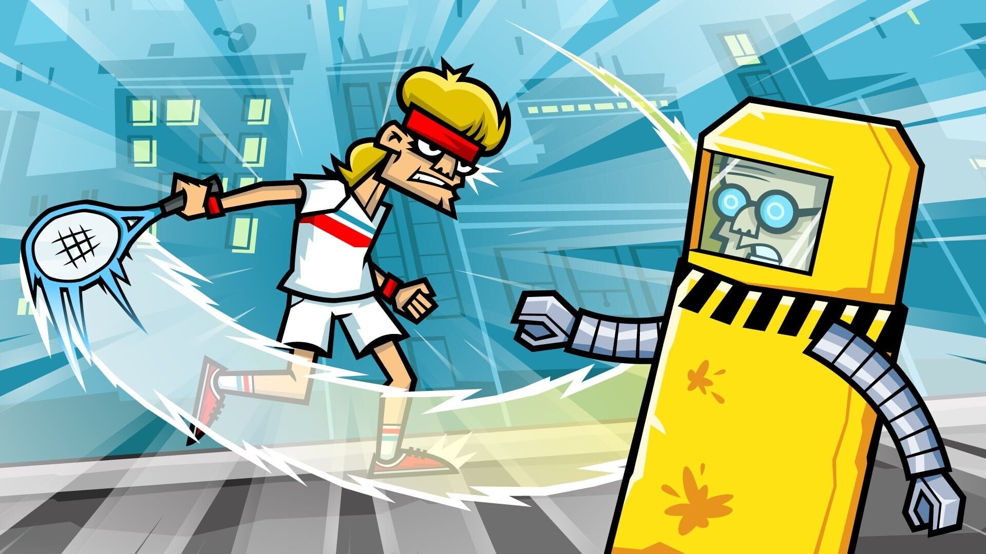 Artwork of Tennis in the Face