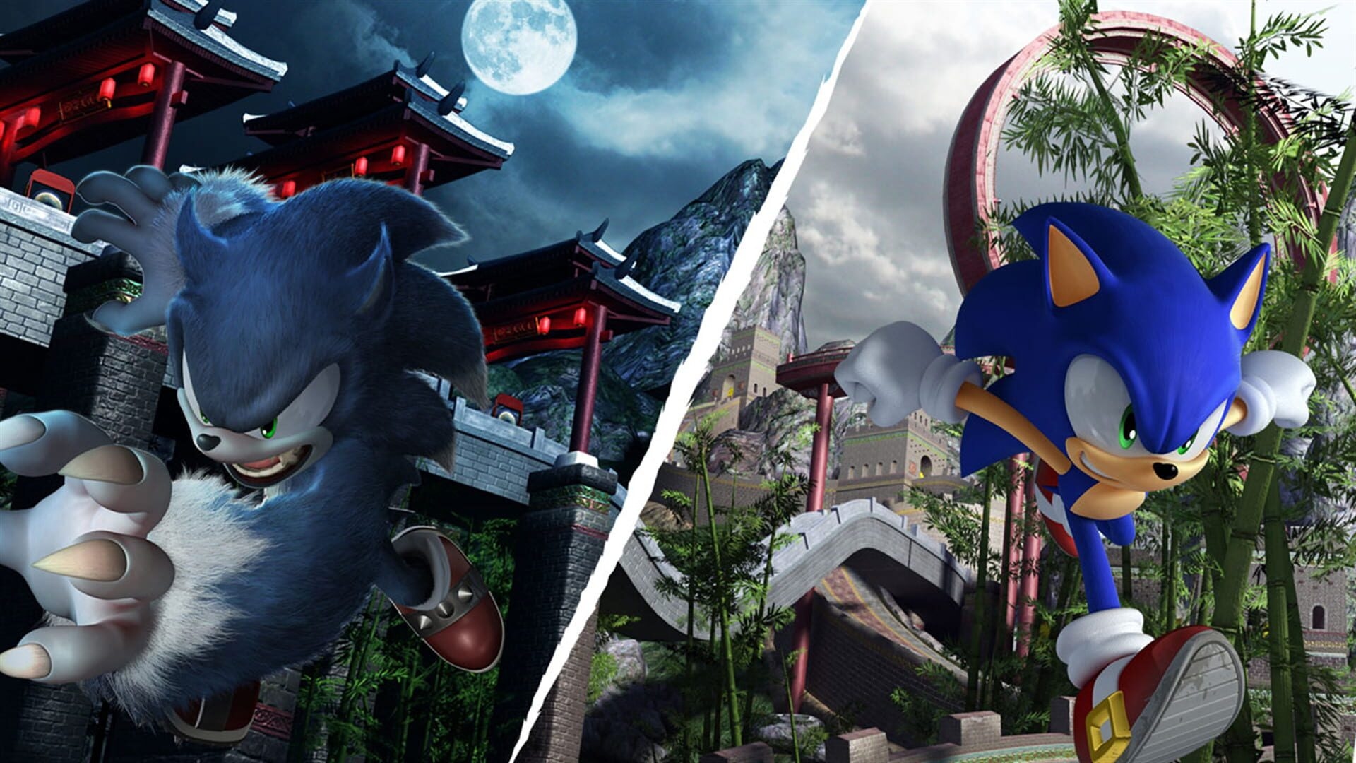 Artwork of Sonic Unleashed