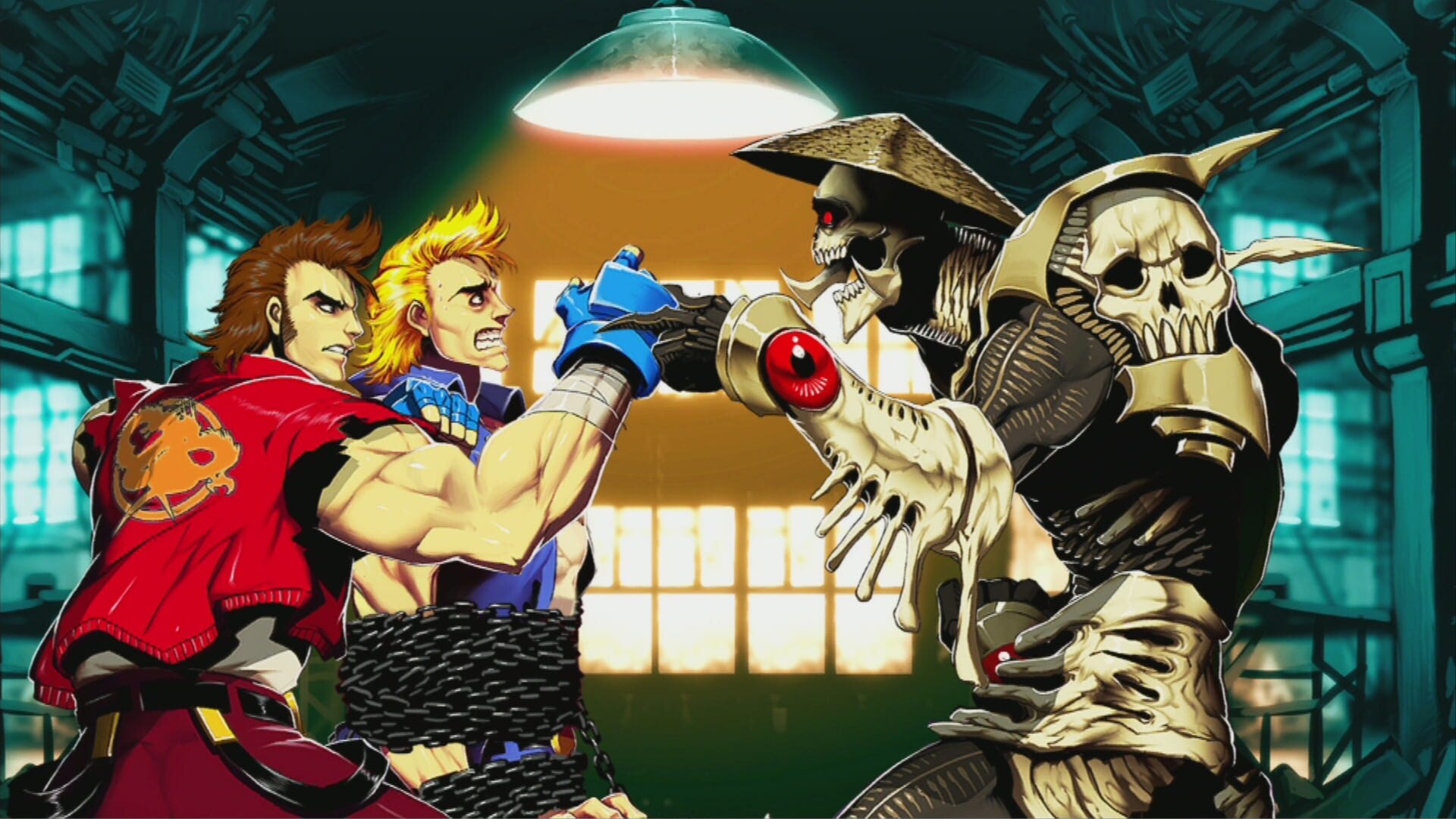 Artwork of Double Dragon Neon