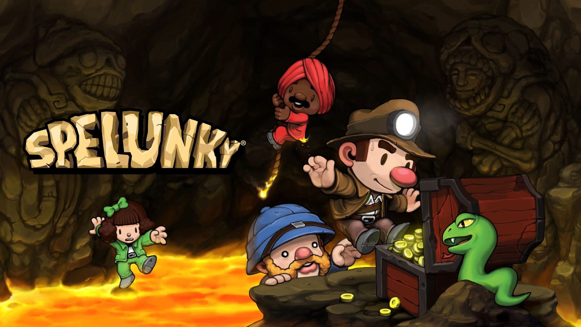 Artwork of Spelunky
