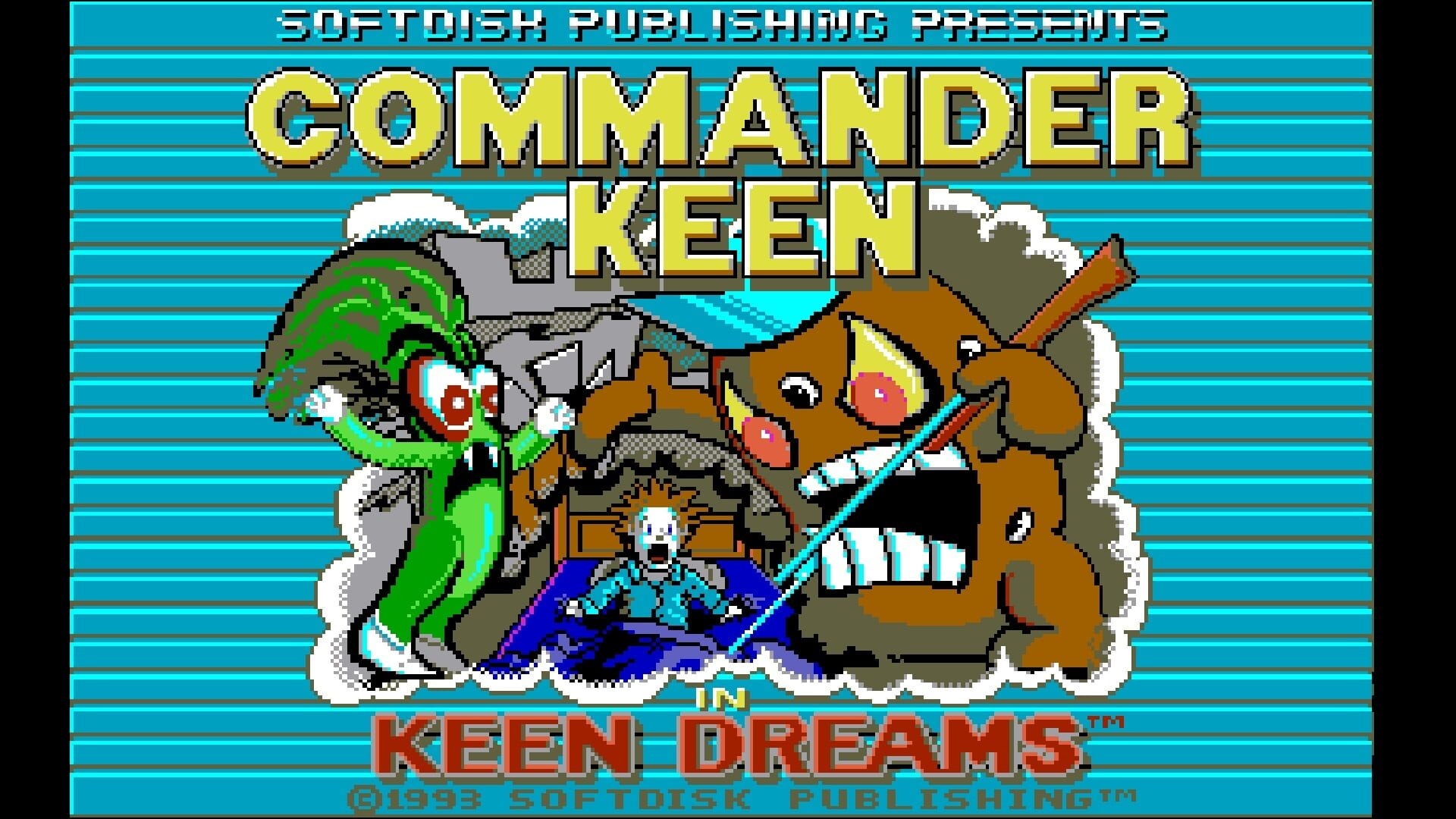Artwork of Commander Keen in Keen Dreams
