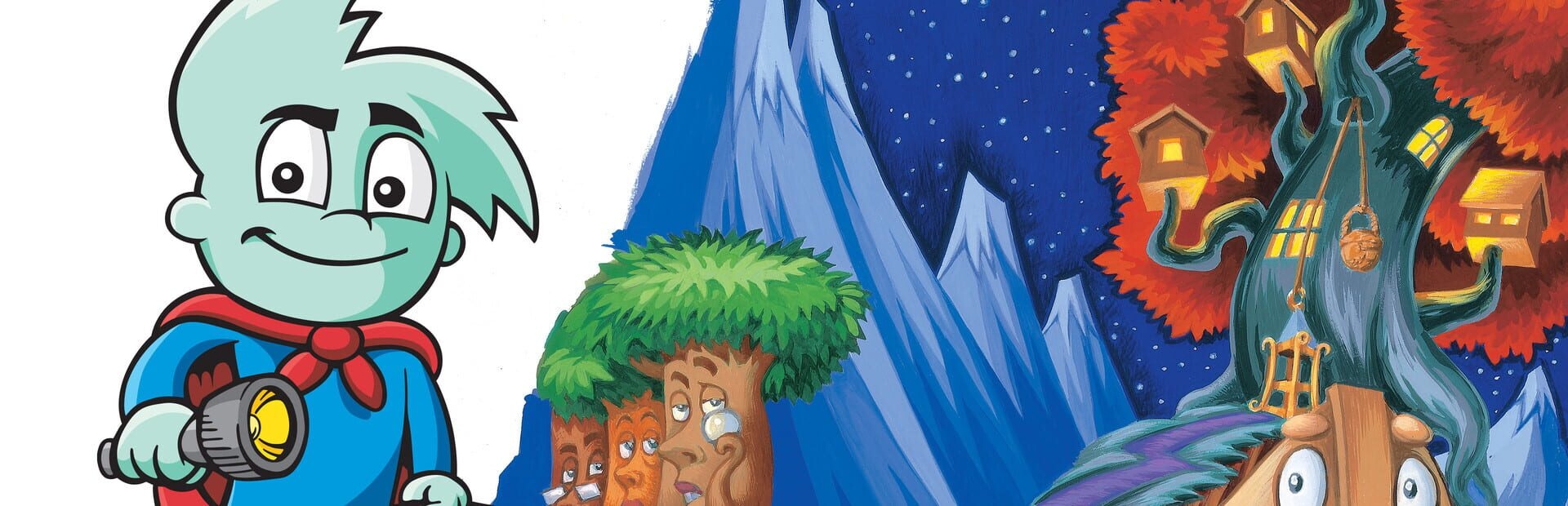 Artwork of Pajama Sam In: No Need to Hide When It's Dark Outside