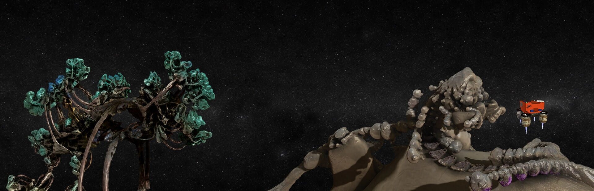 Artwork of Crashed Lander