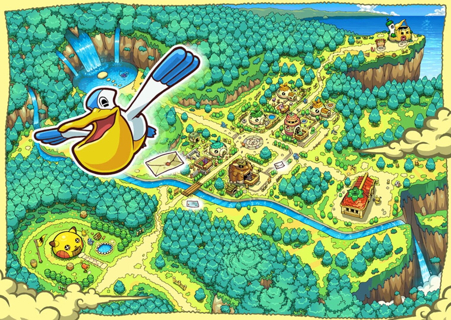 Artwork of Pokémon Mystery Dungeon: Blue Rescue Team