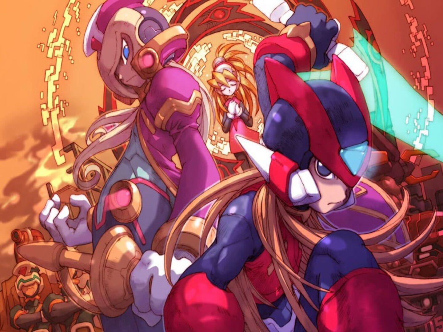 Artwork of Mega Man Zero 2