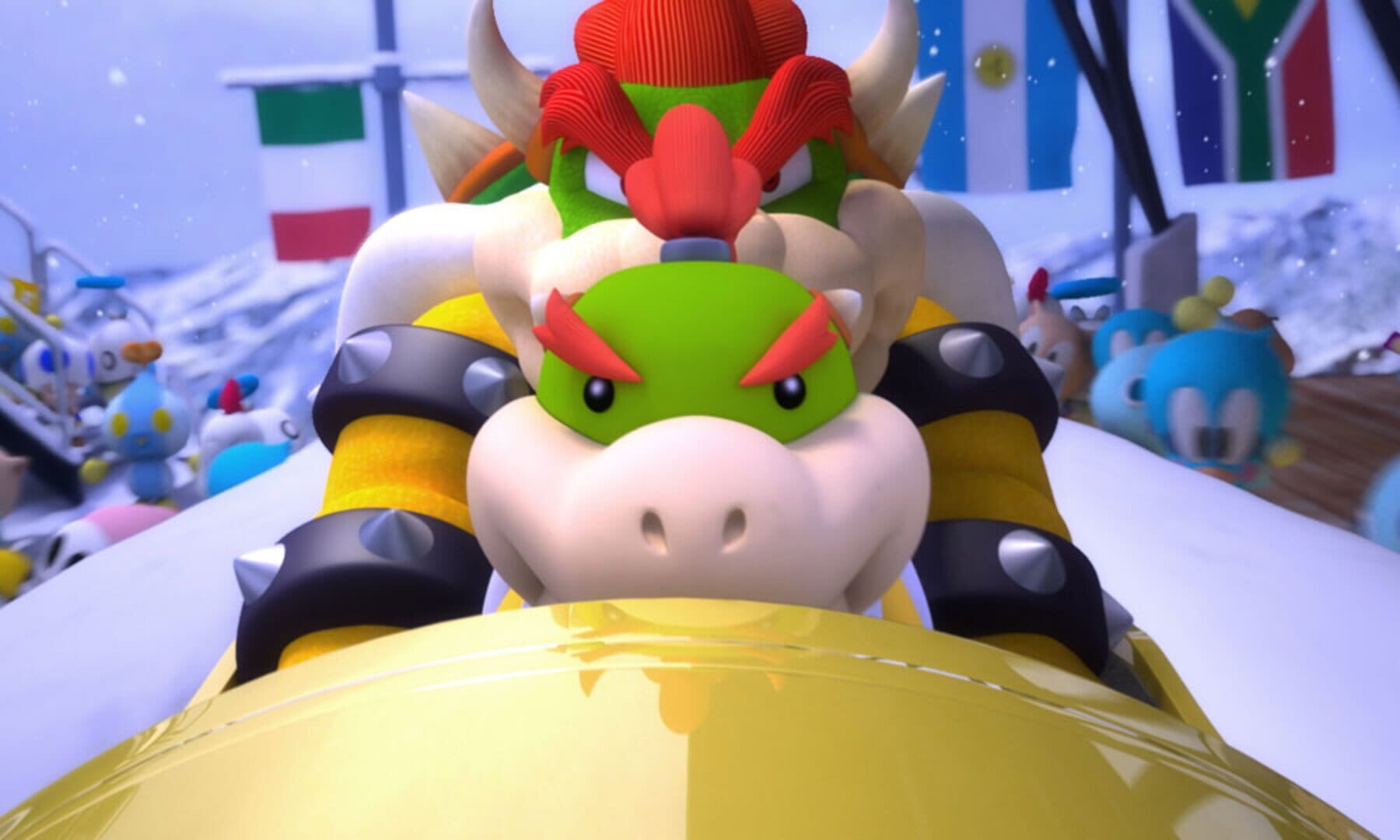 Artwork of Mario & Sonic at the Olympic Winter Games