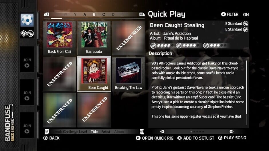 Screenshot BandFuse: Rock Legends