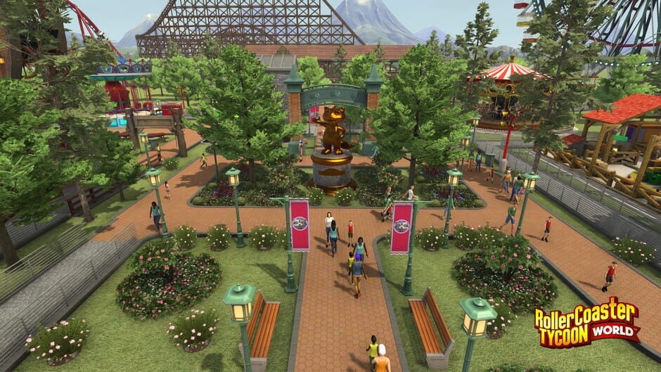 Screenshot RollerCoaster Tycoon World
