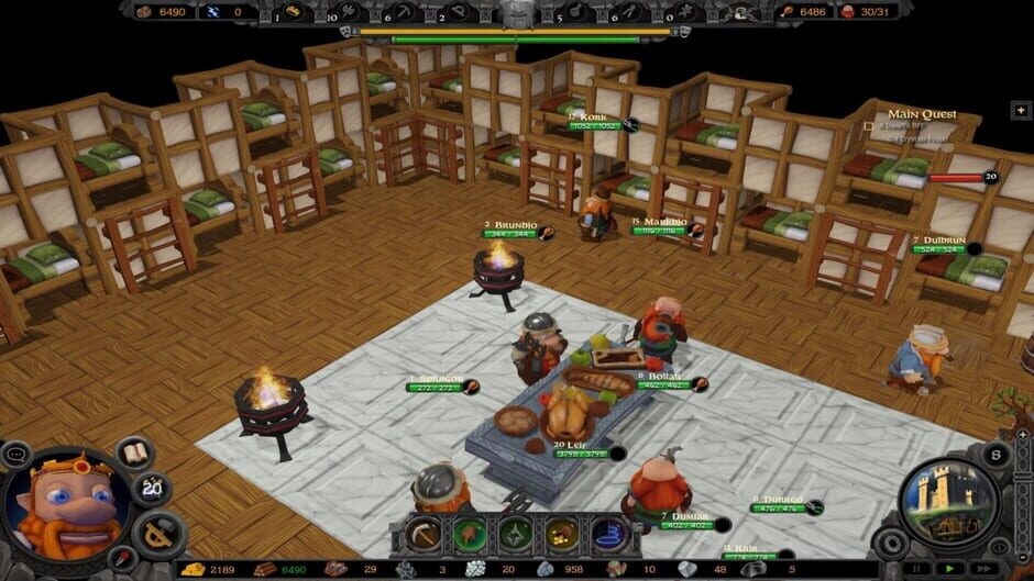 Screenshot A Game of Dwarves