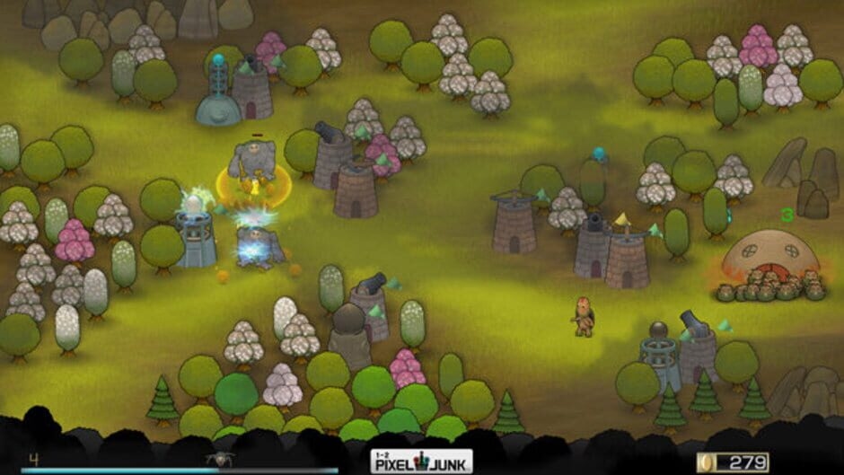 Screenshot PixelJunk Monsters