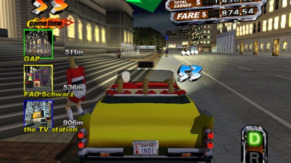 Screenshot Crazy Taxi 3: High Roller