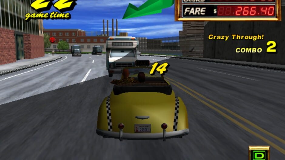 Screenshot Crazy Taxi 2