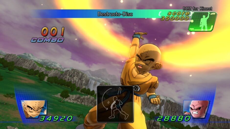 Screenshot Dragon Ball Z For Kinect